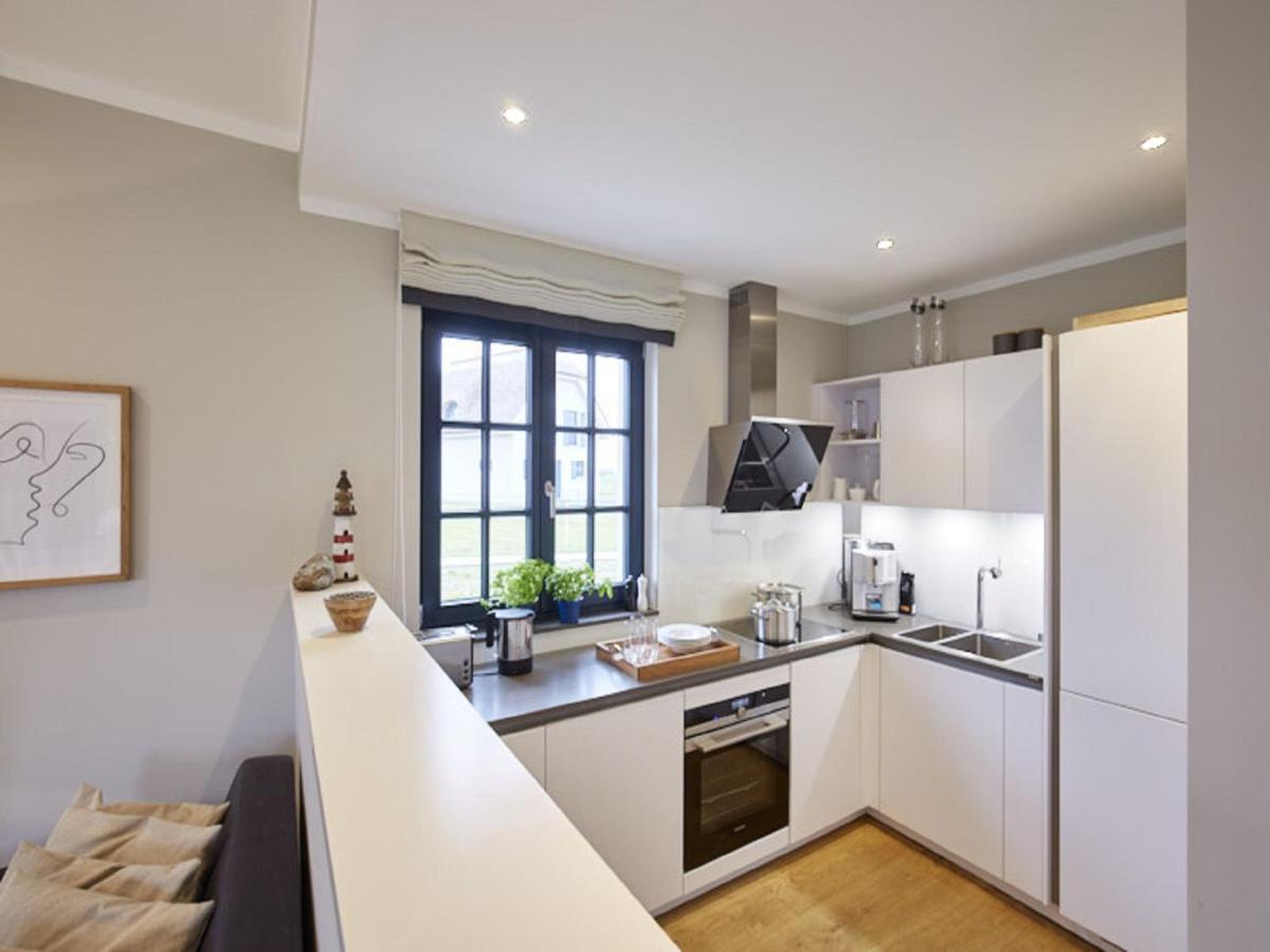 Reetland Am Meer - Premium Reetdachvilla Mit 3 Schlafzimmern, Sauna Und Kamin F14 德兰斯克 外观 照片