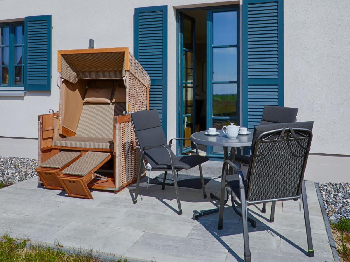Reetland Am Meer - Premium Reetdachvilla Mit 3 Schlafzimmern, Sauna Und Kamin F14 德兰斯克 外观 照片